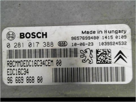 CALCULATEUR MOTEUR PEUGEOT 207 06-13