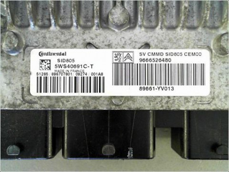 CALCULATEUR MOTEUR PEUGEOT 107 5P