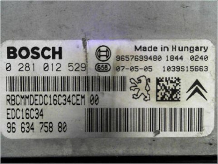 CALCULATEUR MOTEUR CITROEN C3 PH2 2005-2010
