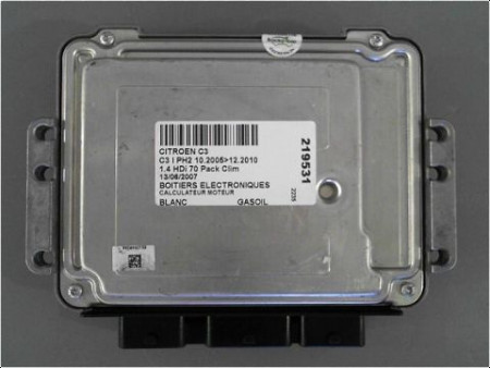 CALCULATEUR MOTEUR CITROEN C3 PH2 2005-2010