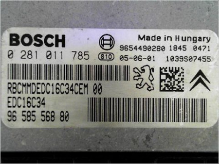 CALCULATEUR MOTEUR CITROEN C3 PH2 2005-2010