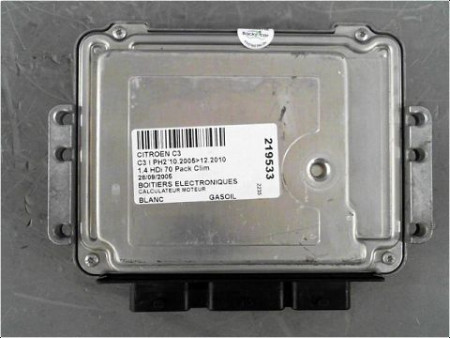 CALCULATEUR MOTEUR CITROEN C3 PH2 2005-2010