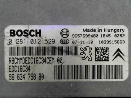 CALCULATEUR MOTEUR CITROEN C3 PH2 2005-2010