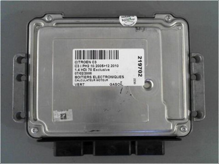 CALCULATEUR MOTEUR CITROEN C3 PH2 2005-2010