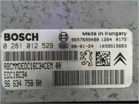 CALCULATEUR MOTEUR CITROEN C3 PH2 2005-2010