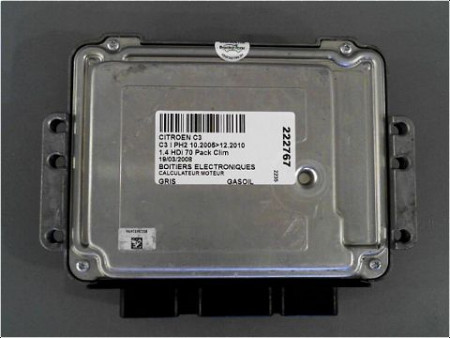 CALCULATEUR MOTEUR CITROEN C3 PH2 2005-2010