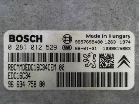CALCULATEUR MOTEUR CITROEN C3 PH2 2005-2010