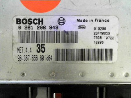 CALCULATEUR MOTEUR PEUGEOT 307 2001-2005