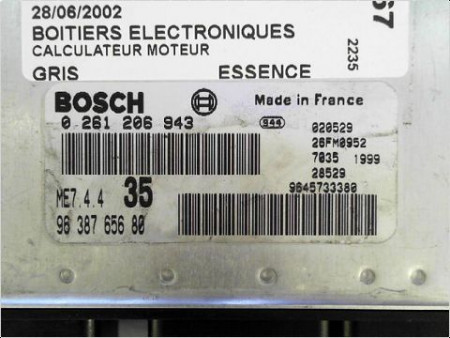 CALCULATEUR MOTEUR PEUGEOT 307 SW 02-05