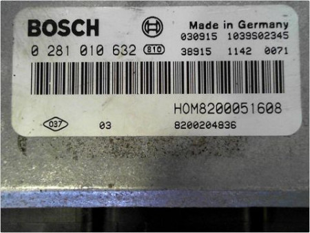 CALCULATEUR MOTEUR RENAULT TRAFIC COMBI L1H1 1000KG 2001-