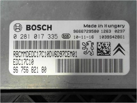 CALCULATEUR MOTEUR CITROEN C4 II 10-15