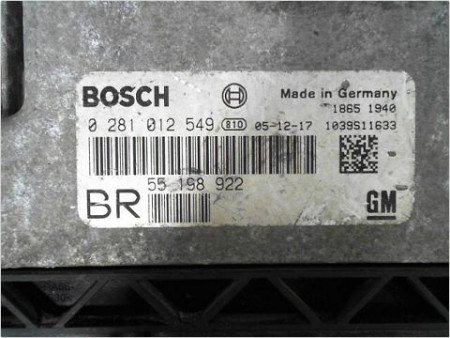 CALCULATEUR MOTEUR OPEL ZAFIRA 05-07