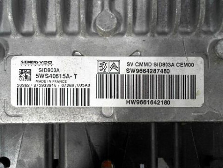 CALCULATEUR MOTEUR CITROEN GRAND C4 PICASSO 06-13