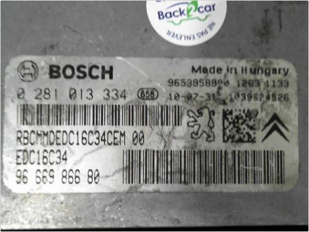 CALCULATEUR MOTEUR CITROEN C3 PICASSO 09-12