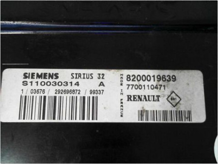 CALCULATEUR MOTEUR RENAULT CLIO II PH.1 98-2001