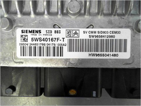 CALCULATEUR MOTEUR PEUGEOT 407 2004-2008