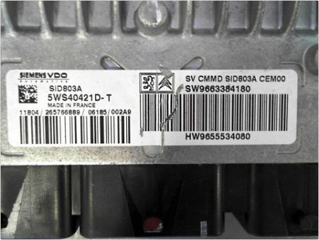 CALCULATEUR MOTEUR PEUGEOT 307 2005-2007