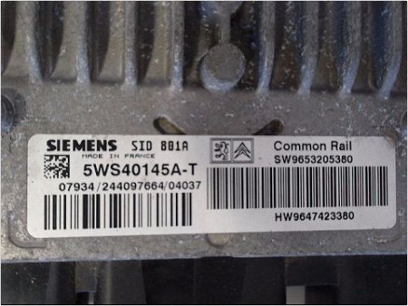 CALCULATEUR MOTEUR PEUGEOT 307 2001-2005