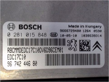CALCULATEUR MOTEUR CITROEN DS3 09-14