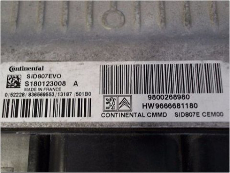 CALCULATEUR MOTEUR PEUGEOT 308 PH2  2011-2013