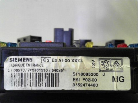 BOITIER GESTION HABITACLE CITROEN C3 2002-2005