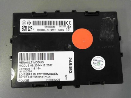 BOITIER GESTION HABITACLE RENAULT MODUS 2004-2007