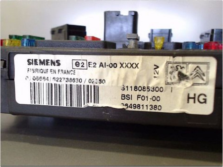 BOITIER GESTION HABITACLE CITROEN C3 PLURIEL 03-08