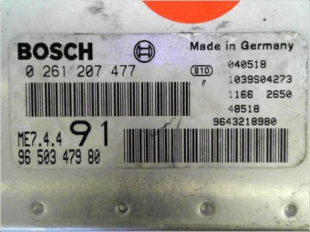 CALCULATEUR MOTEUR PEUGEOT 206 98-09