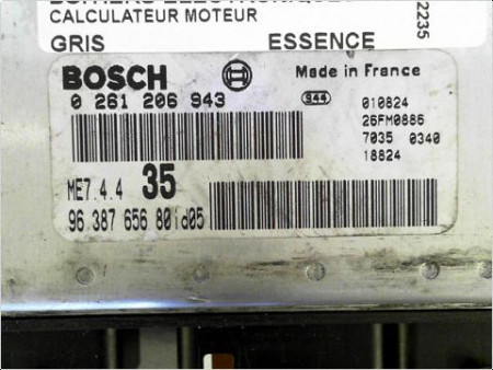 CALCULATEUR MOTEUR PEUGEOT 307 2001-2005