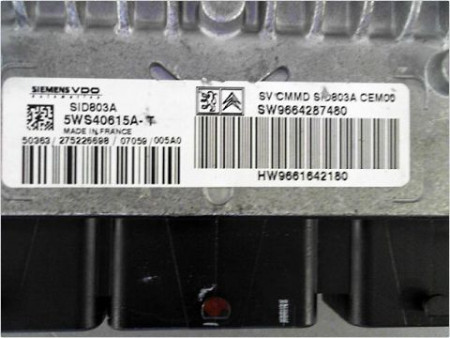CALCULATEUR MOTEUR CITROEN GRD C4 PICASSO 06-13