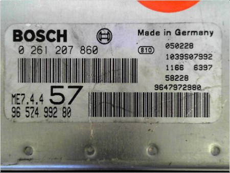CALCULATEUR MOTEUR CITROEN C3 PLURIEL 03-08