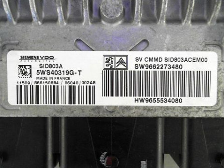 CALCULATEUR MOTEUR PEUGEOT 407 2004-2008
