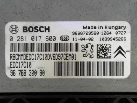 CALCULATEUR MOTEUR CITROEN DS3 09-14