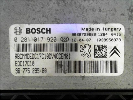 CALCULATEUR MOTEUR PEUGEOT 208 12-15