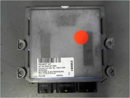 CALCULATEUR MOTEUR PEUGEOT 407 2004-2008