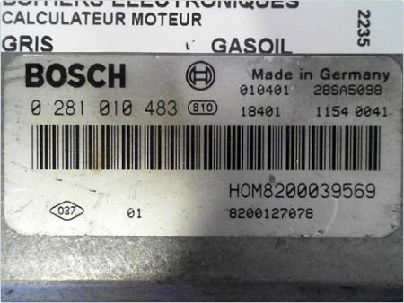 CALCULATEUR MOTEUR RENAULT MEGANE SCENIC 1996-1999