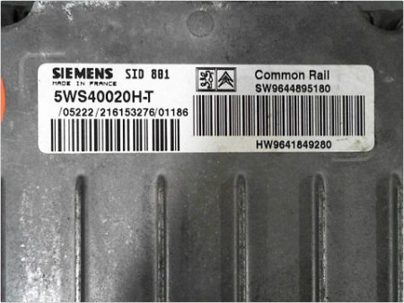 CALCULATEUR MOTEUR PEUGEOT 307 2001-2005