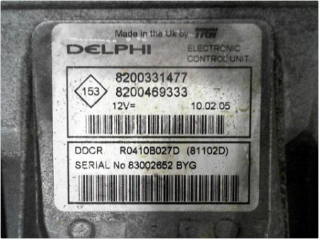 CALCULATEUR MOTEUR RENAULT KANGOO EXPRESS 03-10