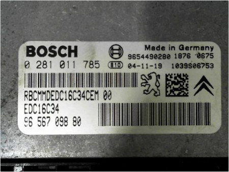 CALCULATEUR MOTEUR CITROEN C2 03-08