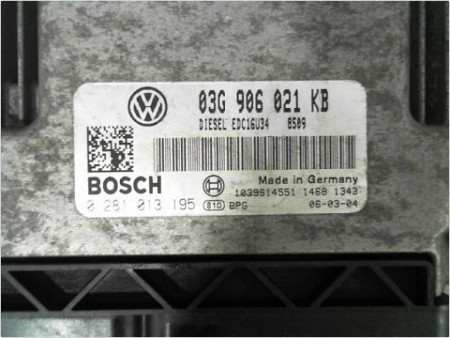 CALCULATEUR MOTEUR VOLKSWAGEN TOURAN 03-06