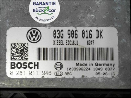 CALCULATEUR MOTEUR VOLKSWAGEN TOURAN 03-06