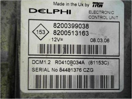 CALCULATEUR MOTEUR NISSAN NOTE PH2 09-14
