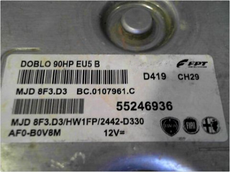 CALCULATEUR MOTEUR OPEL COMBO CARGO 2003-