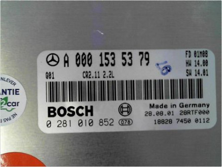 CALCULATEUR MOTEUR MERCEDES CLASSE C 00-04