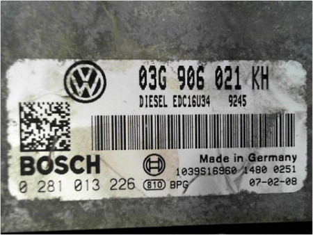 CALCULATEUR MOTEUR VOLKSWAGEN JETTA 05-10