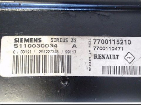 CALCULATEUR MOTEUR RENAULT MEGANE I CAB PH2 99-03
