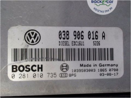 CALCULATEUR MOTEUR VOLKSWAGEN TRANSPORTER COMBI 03-09