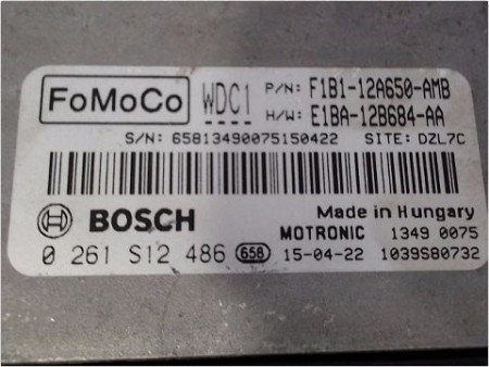 CALCULATEUR MOTEUR FORD FIESTA 2012-