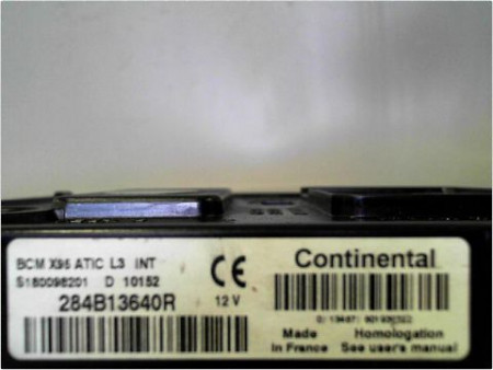 BOITIER GESTION HABITACLE RENAULT SCENIC III 09-2011