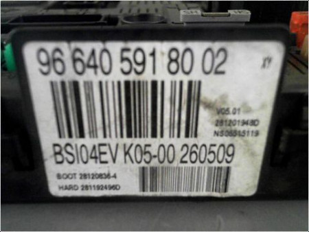BOITIER GESTION HABITACLE CITROEN C4 04-08